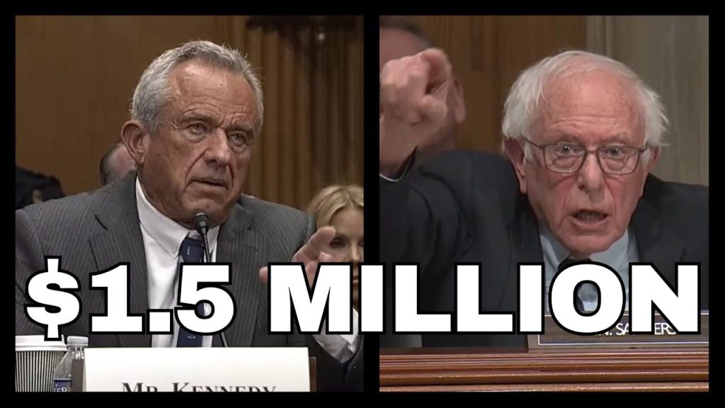 RFK Jr. EMBARRASSES Bernie Sanders Over His .5 Million Payout from Pharmaceutical Contributions