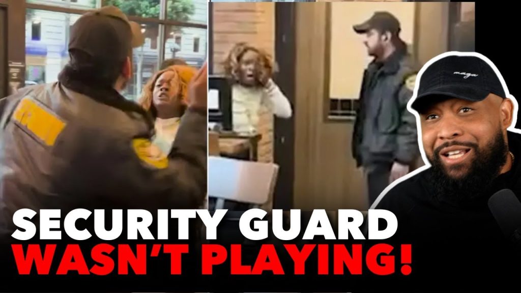 Security Guard GOES FULL POWER SLAP On Entitled Black Woman at Taco Bell! Justified?