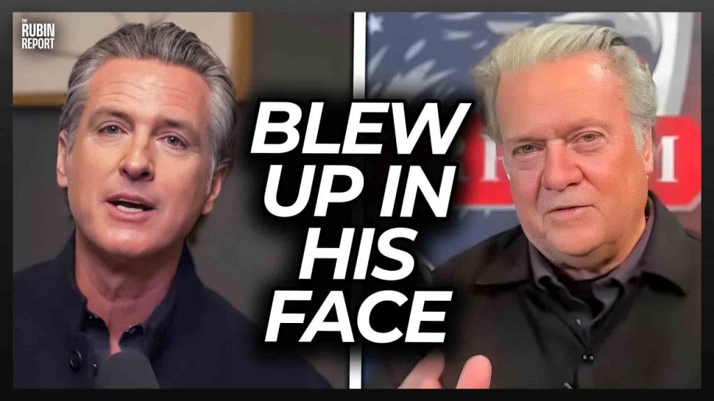 Gavin Newsom Humiliated as Steve Bannon Makes Him Look Like an Idiot