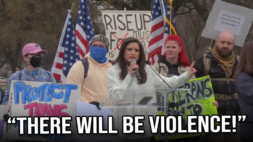 Anti-Trump protestors CALL FOR VIOLENCE unless Trump is REMOVED from the White House