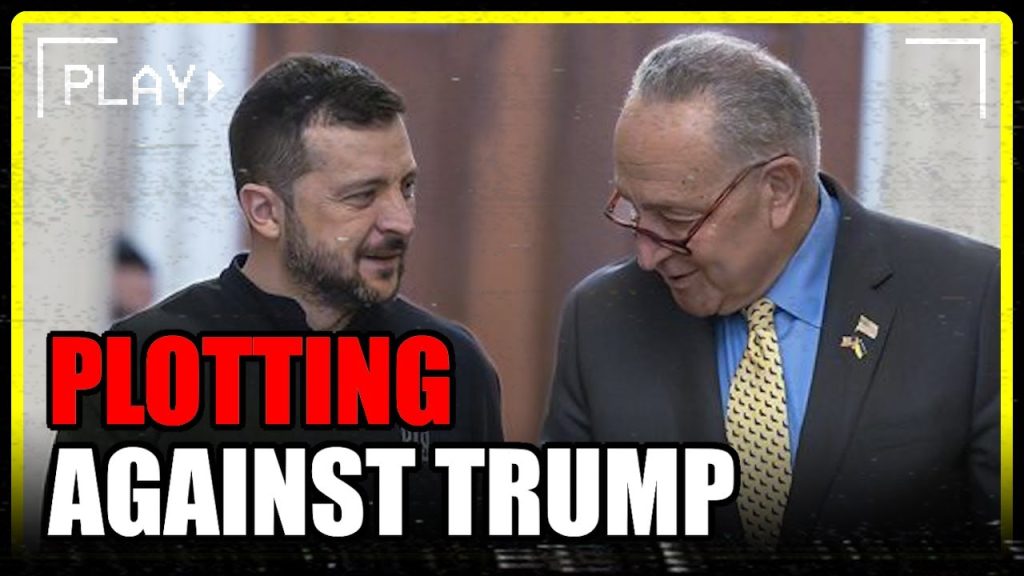 Schumer CAUGHT having SECRET MEETING with Zelenskyy.