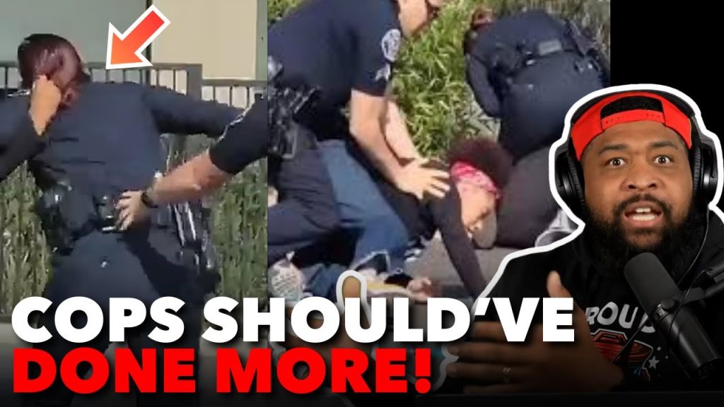 GHETTO Black Women PULL HAIR Of California Cop During Fight Break-Up
