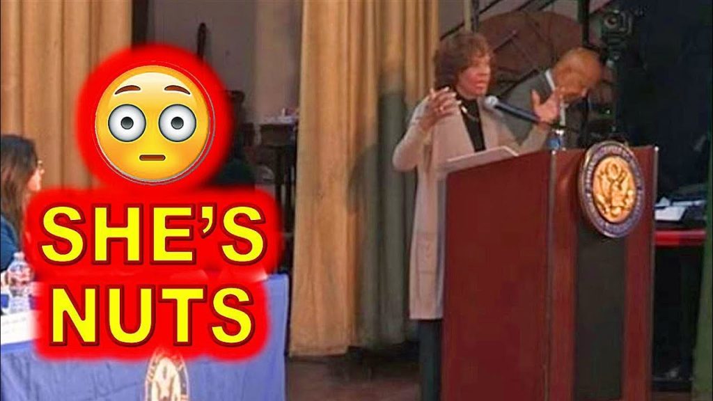 Maxine Waters PROVES Again How UNFIT She Really is at Inglewood, Ca. Town Hall…..