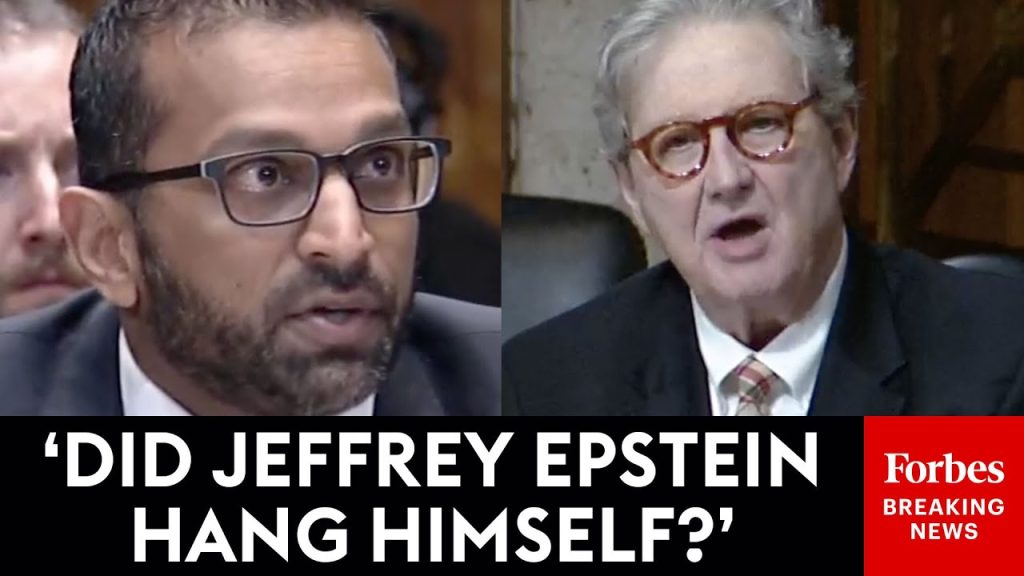 BREAKING NEWS: John Kennedy Asks Kash Patel Point Blank Whether Someone Killed Jeffrey Epstein