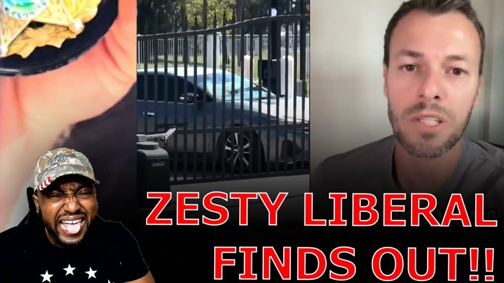 Zesty Democrat Operative FREAKS OUT After Secret Service PULLS UP To His House Over Trump THREAT!