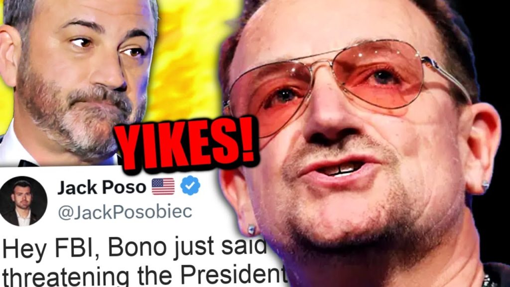 U2 Singer Makes SHOCKING THREAT To Trump On Jimmy Kimmel – Hollywood is INSANE!