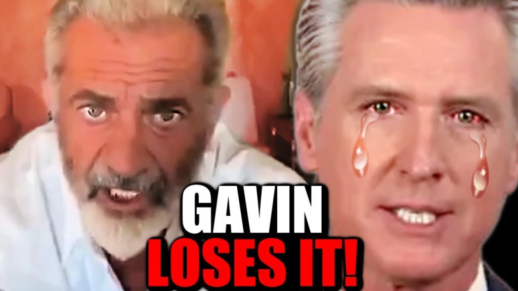 Watch Mel Gibson DESTROY Gavin Newsom in BRUTAL Video – Gavin Newsom LOSES IT!