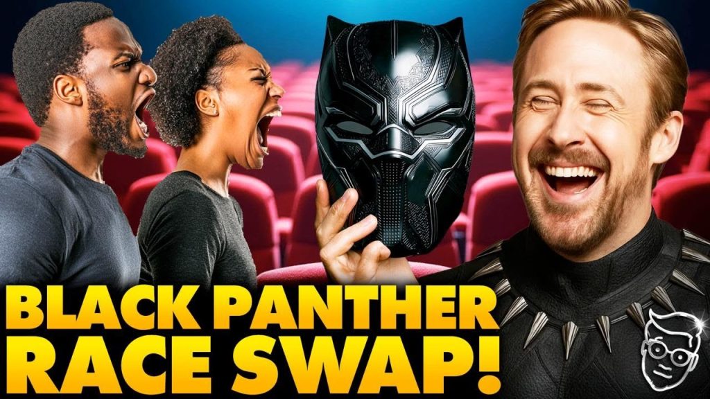 Marvel RACE-SWAPS Black Panther with White Ryan Gosling!? Woke Disney Fans FREAK: ‘They Did The Meme