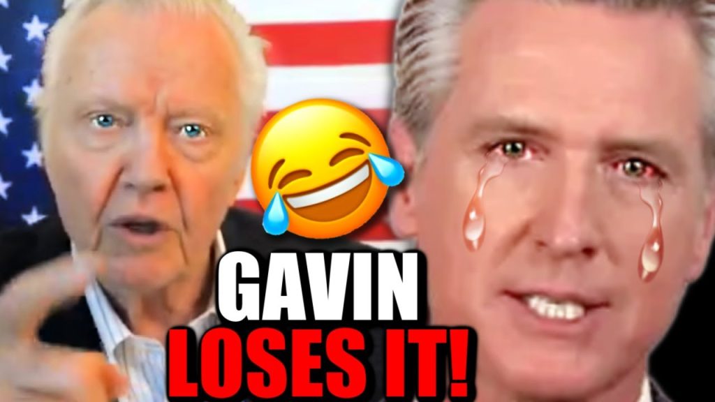 Gavin Newsom Has HILARIOUS BREAKDOWN After Getting DESTROYED By John Voight!