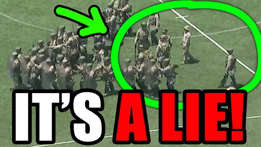 Someone recorded the Marines in LA… You won’t believe this.