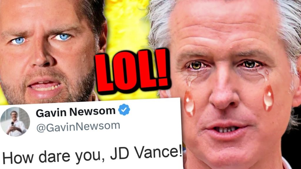 JD Vance DESTROYS Gavin Newsom in HILARIOUS TWIST He Didn’t See Coming!