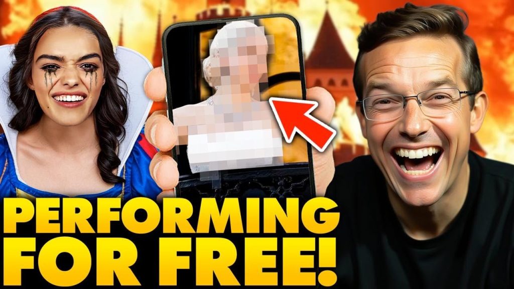 Final Humiliation: Rachel Zegler Performing For FREE On The Streets of Europe After Snow White BOMB…