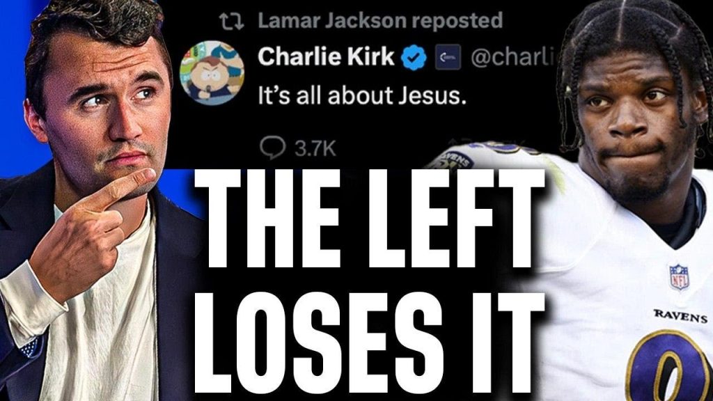 Lamar Jackson Sparks Liberal Meltdown After Resharing Charlie Kirk’s Post