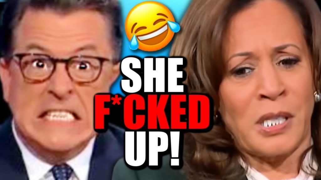 Kamala Harris Was NOT Supposed to Say This to Stephen Colbert – Democrats PANIC!