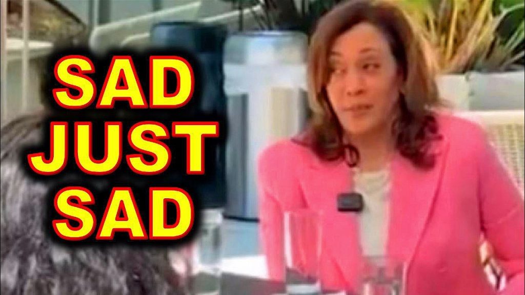 A TIPSY Kamala Harris CAUGHT in a “WORKING” Lunch Serving WORD Salad…..