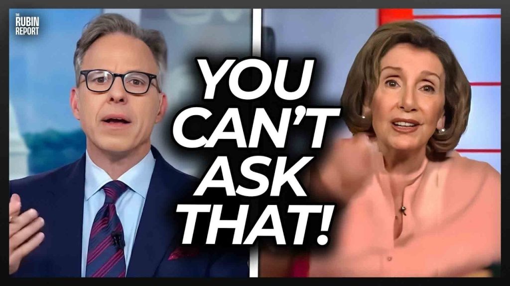 Watch Pelosi Get Angry as CNN Host Goes Off Script to Ask THIS
