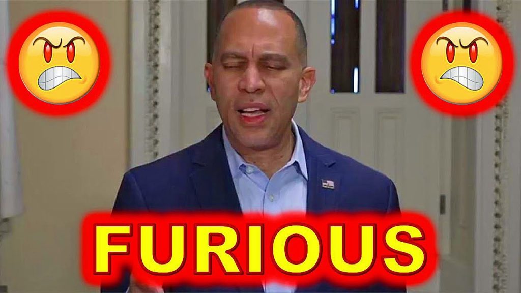 Hakeem Jeffries Throws a HISSY-FIT on Capitol Hill Yesterday…..
