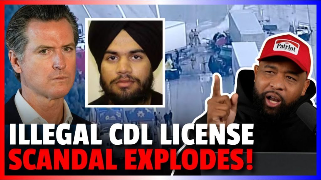 Gavin Newsom PANICS After CAUGHT GIVING Illegal Migrant CDL LICENSE Who UNALIVED 3 Americans