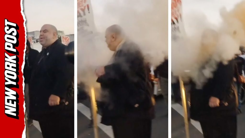 Shocking Moment Minister STRUCK in Face During Clash with Federal Agents in Oakland