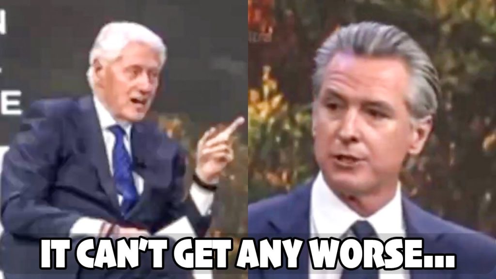 Gavin Newsom STUNS Bill Clinton With The Most Hilarious Lie Ever