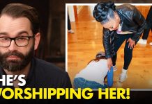 Self-Hating White Woman LICKS Jasmine Crockett’s FEET