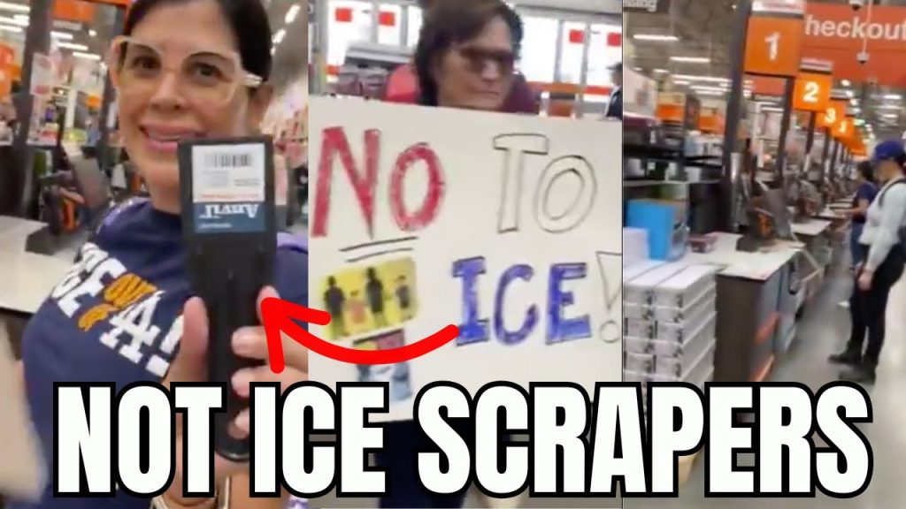 Fighting Ice with Putty knives in Home Depot to Disrupt sales… Nuts