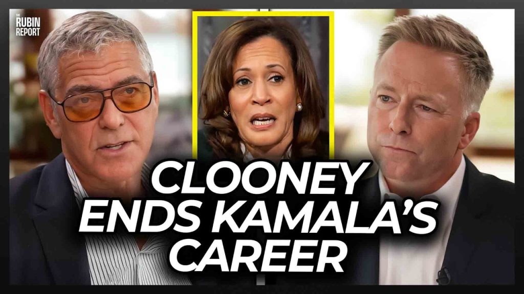 Host Goes Silent as George Clooney Trashes Kamala Harris Host Goes Silent as George Clooney Trashes Kamala Harris