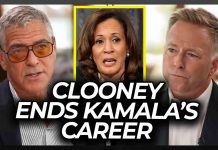 Host Goes Silent as George Clooney Trashes Kamala Harris
