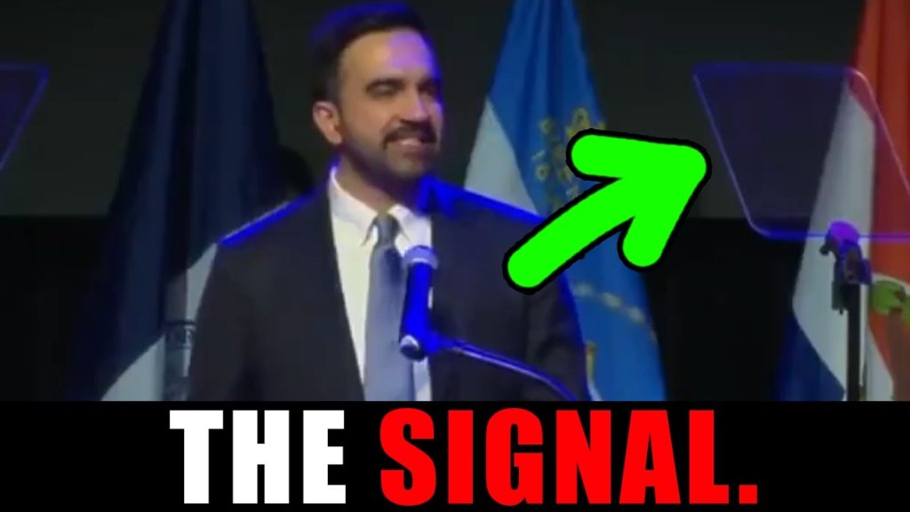 EVERYBODY missed “the signal” during Mamdani’s speech!!!