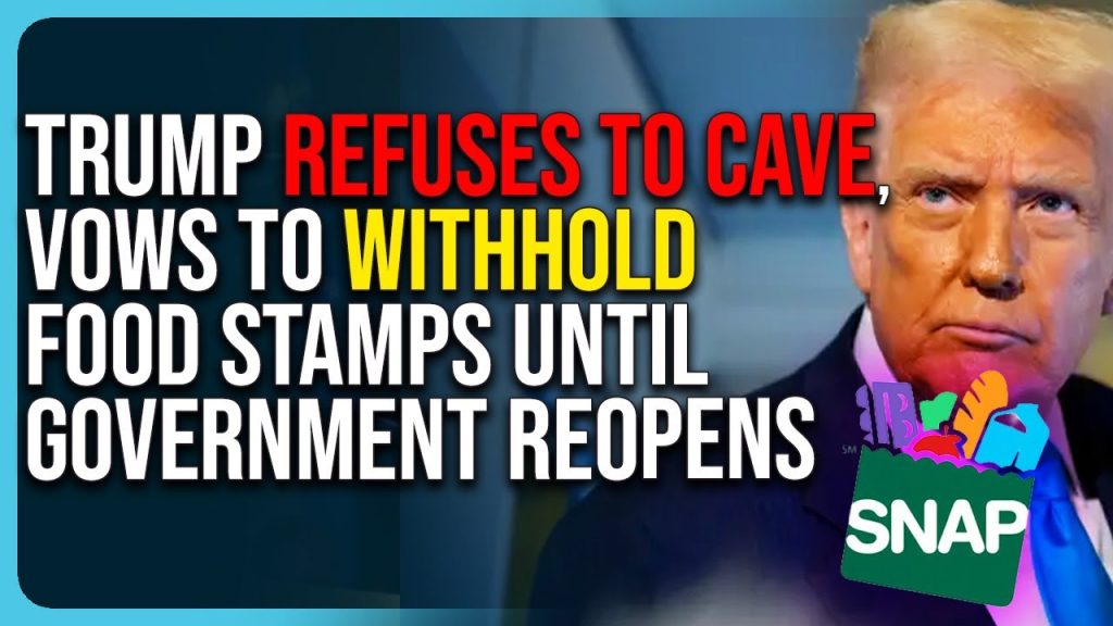 Trump Refuses To Cave, Vows To Withhold Food Stamps Until Government Reopens Trump Refuses To Cave, Vows To Withhold Food Stamps Until Government Reopens