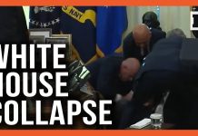 Man COLLAPSES During White House Press Conference