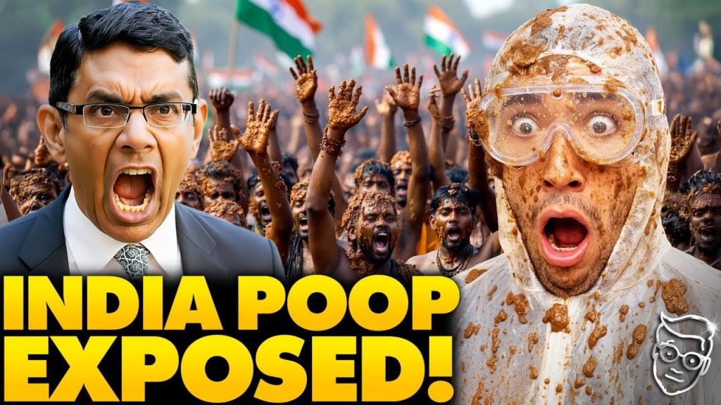 YouTuber Exposes India’s ‘Poop Throwing Festival’ as Indians Go BALLISTIC | Dinesh Goes ‘Mask OFF’