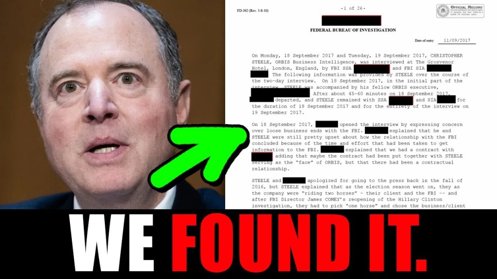 We finally CAUGHT Adam Schiff!!!!