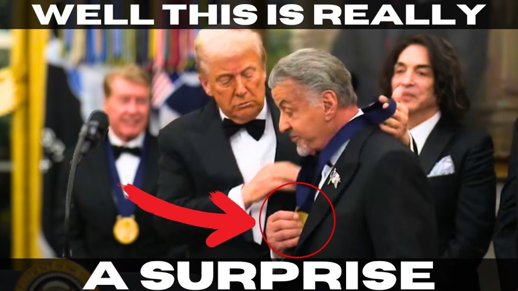 President Trump Stuns Sylvester Stallone.