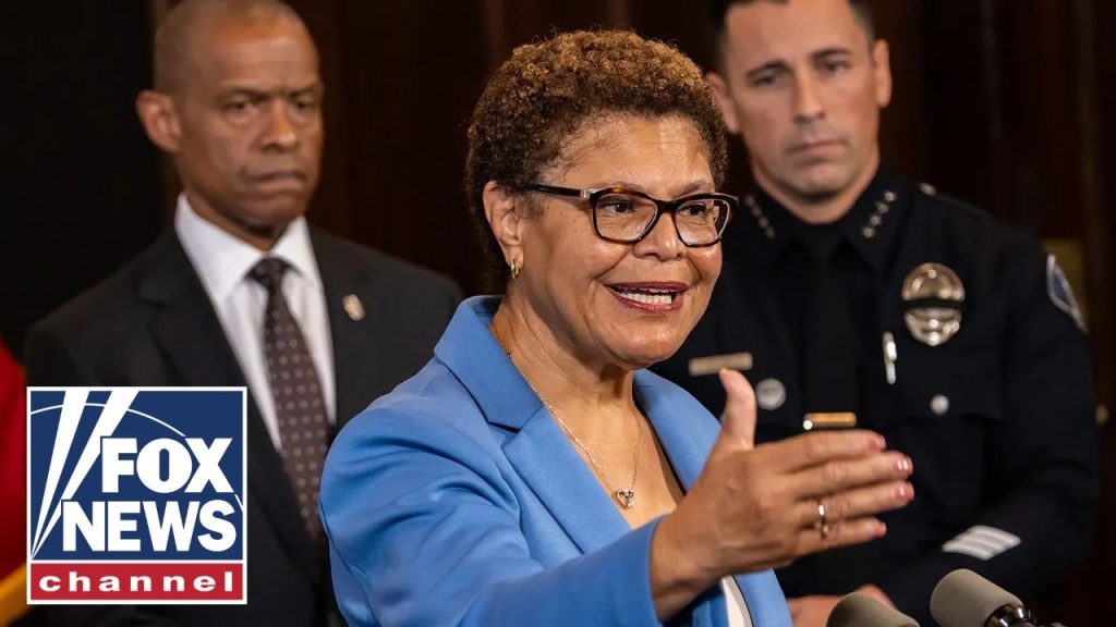 LA mayor Karen Bass RIPPED for criticizing Hispanic border patrol agents