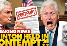 PANIC: Bill and Hillary Clinton Face ARREST For Defying Epstein Subpoena, Contempt: ‘HANDCUFFS’