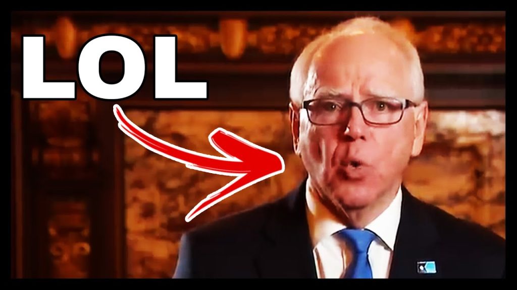 Making Fun Of Tim Walz’s Glitch-Filled Insane Speech