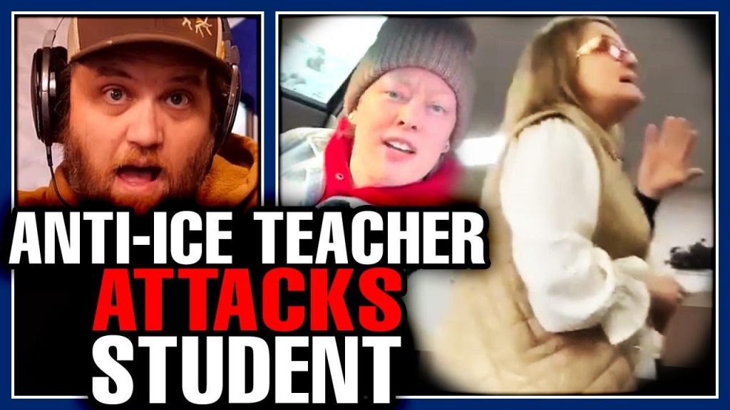 Anti ICE Teacher GOES BERSERK On Student, He FILMED It & She’s COOKED!