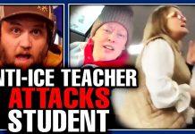 Anti ICE Teacher GOES BERSERK On Student, He FILMED It & She’s COOKED!
