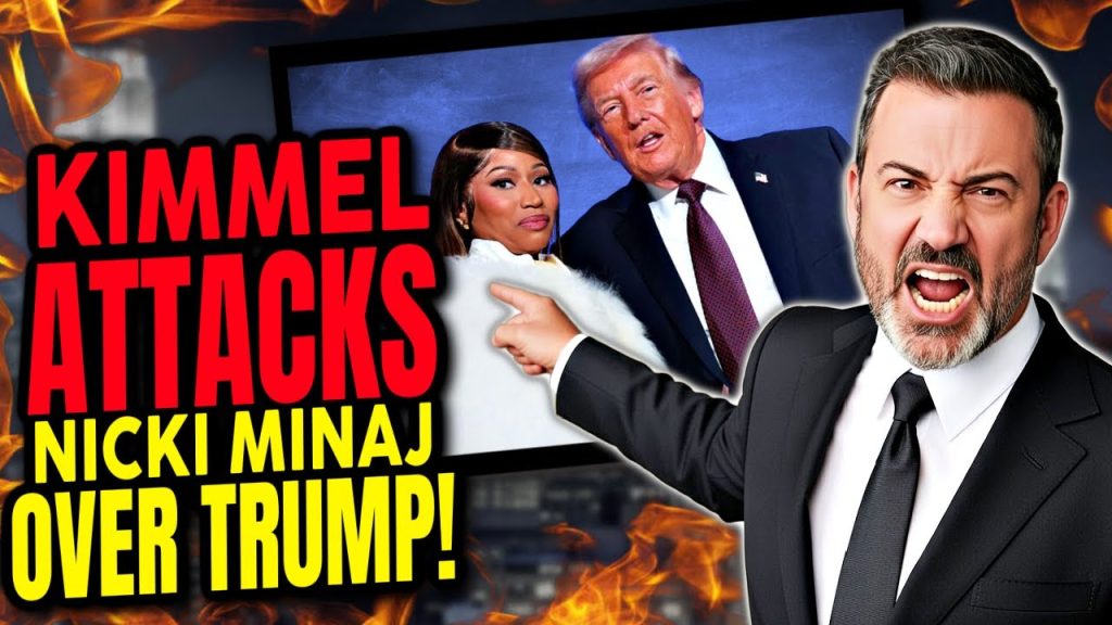 Jimmy Kimmel ATTACKS Nicki Minaj Over Orange Man Support! Hollywood SILENT as White Dude SHAMES PoC!
