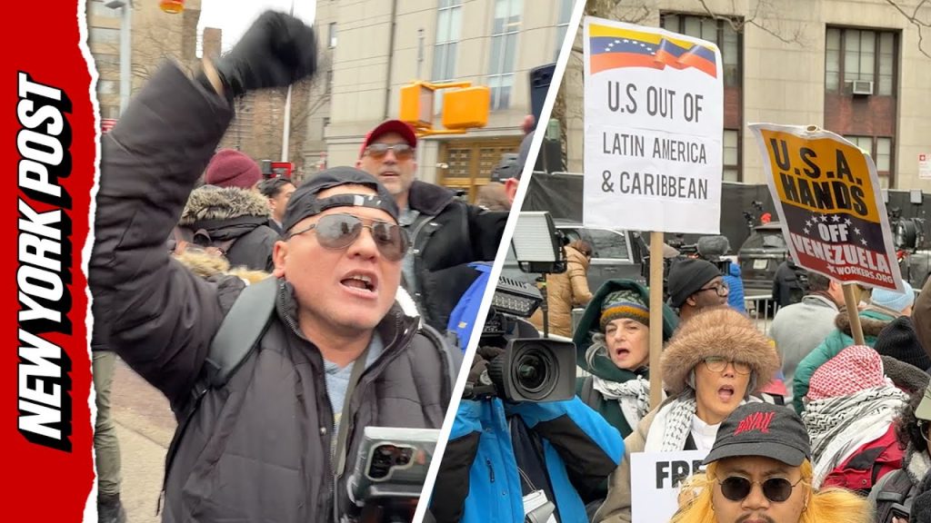 ‘They Don’t Even Speak Spanish!’ Venezuelans Clash With Pro-Maduro Protestors Outside Courthouse