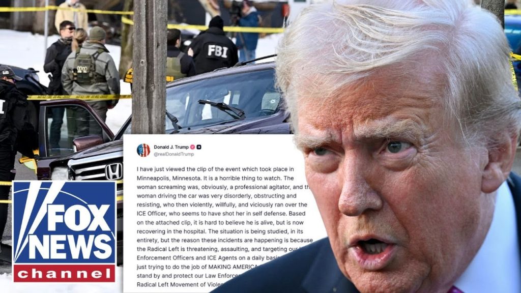 WATCH: Trump shares new video in response to ICE-involved shooting