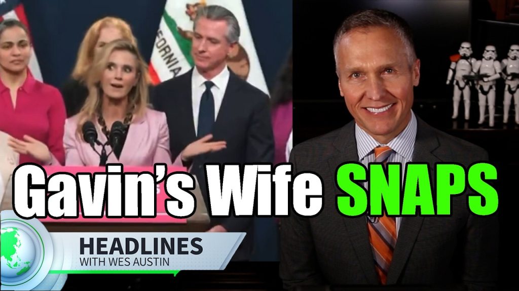 Gavin Newsom’s Wife SNAPS at Reporters During Press Conference, Completely Emasculates Him
