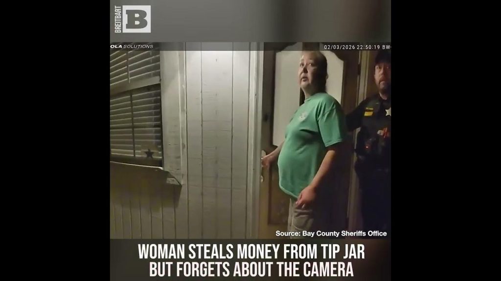 Woman Steals Money from Tip Jar… But Forgets About the Camera