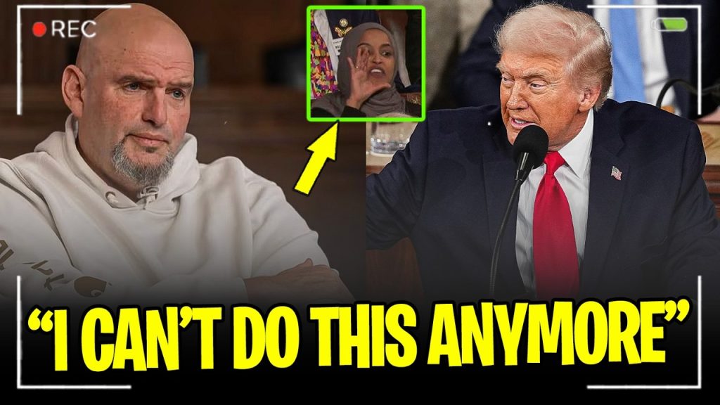 John Fetterman LEAVES The Democrat party Live ON AIR After Trump’s State Of Union Address