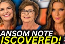 Break in the Case?! TMZ Gets Ransom Note For Savannah Guthrie’s Missing Mom
