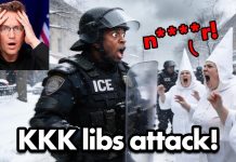 KKK Libs Commit Hate Crime Against Black ICE Agent on Livestream…