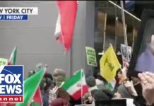 Protestors chant FOR Hamas and Hezbollah at NYC protest