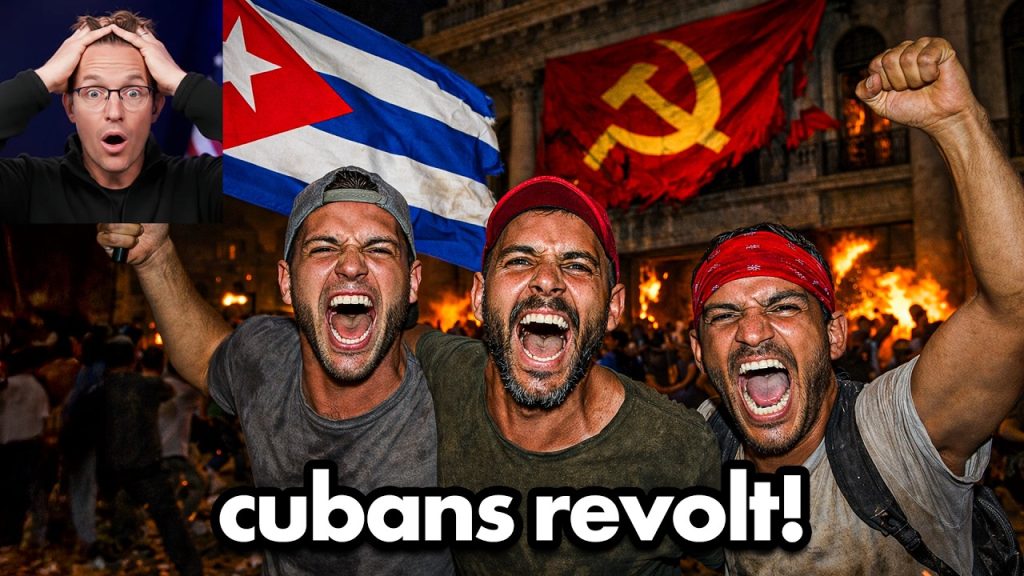 Cubans BURN Down Communist Party Headquarters…