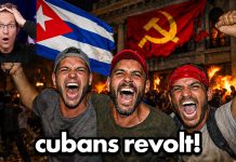Cubans BURN Down Communist Party Headquarters…